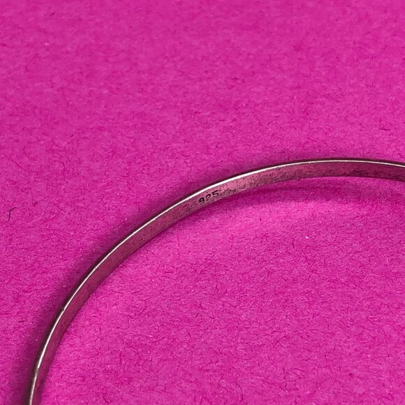 Vintage cuff bracelet black enamel clasp 925 - 00G01K - Picture 2 of 4